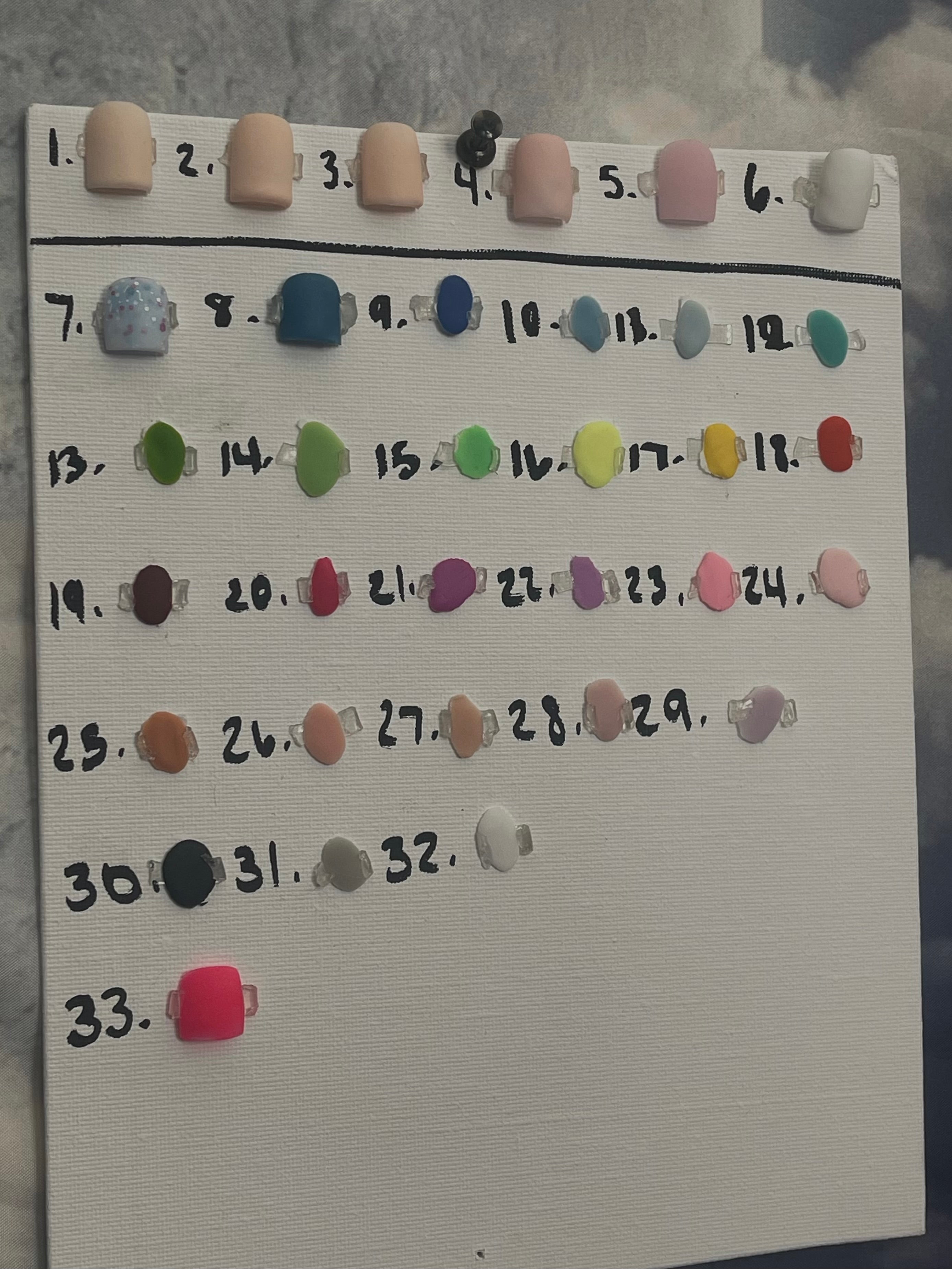 Acrylic set of your choice