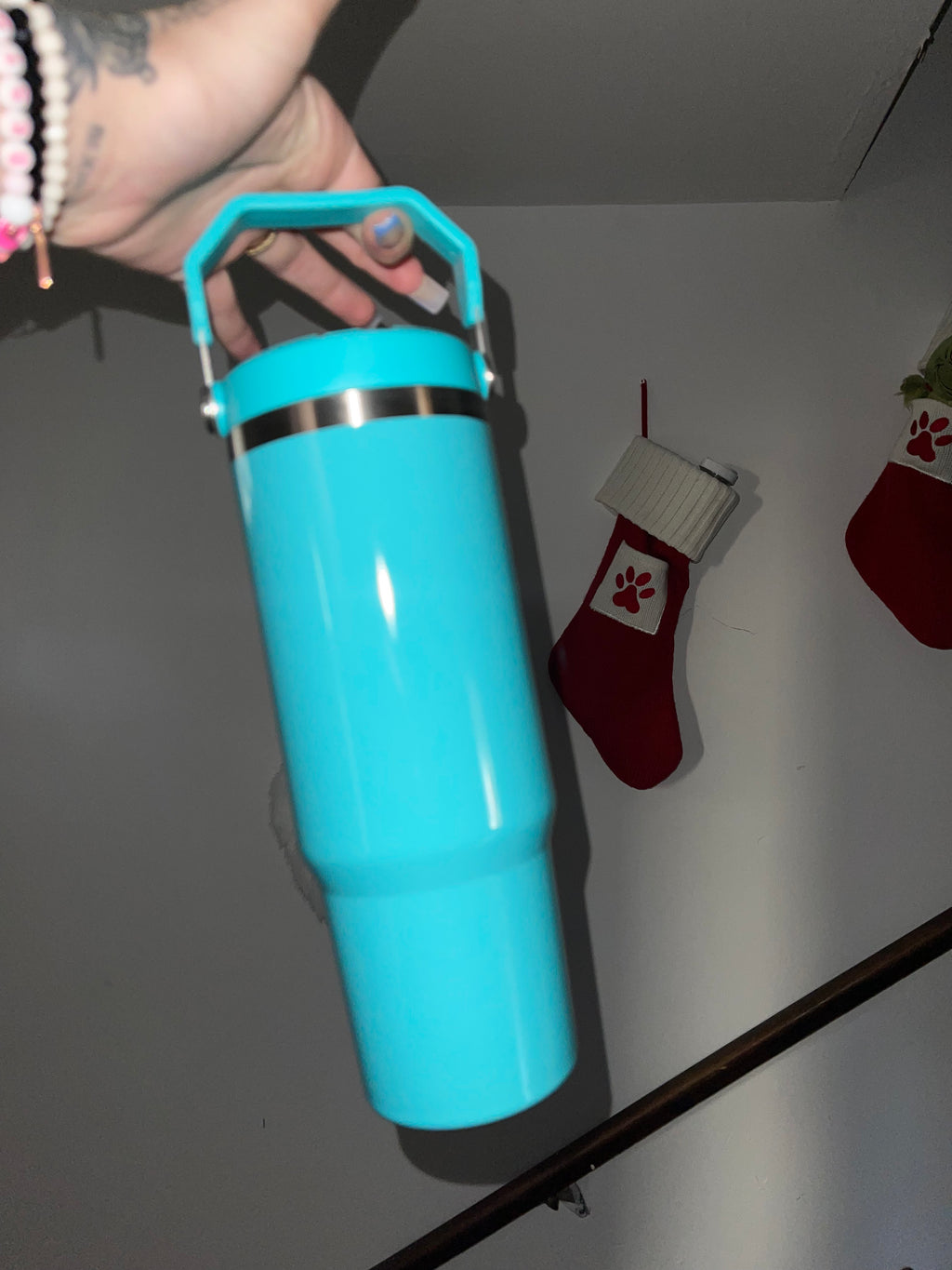 30oz stainless steel bottle (add wrap)