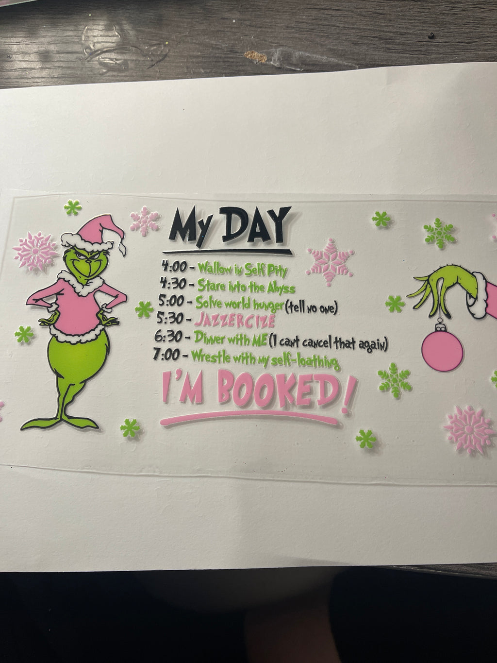 Christmas wrap